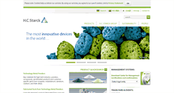 Desktop Screenshot of hcstarck.com